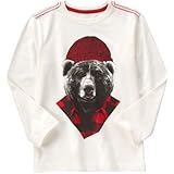 クレイジーエイト Crazy 8/ ベアティ アイボリー トップス長袖Tシャツ M【並行輸入】