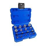 F Fityle 16進シャンクアダプター　ソケットセット　17個　パワーナットドライバードリルビット　高品質　耐摩耗