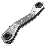 FUT(エフュ ト) 家庭DIYツールラチェットスパナ　ミリサイズショートラチェットめがねレンチ6mm*8mm