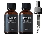 DAVIDIA ミノックス ミノキシジル 養毛 スカルプケア トニック メンズ 男性用 minox ミノキシジル誘導体 低刺激 養毛剤 【早期の頭皮ケアにおすすめ】 (02.初回セット（2本＋専用スポイト）)