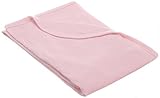 American Baby Company Full Size 30" X 40" - 100% Cotton Thermal Blanket, Pink by American Baby Compa