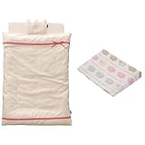 【セット買い】 サンデシカ ベビー布団 はじめてママのお悩みを解決する ベビー布団5点セット レッドチェック + ６重ガーゼスリーピングピロー