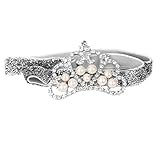 【ノーブランド品】ヘア アクセサリー キッズ 赤ちゃん プレゼント ギフト伸縮性 ヘアバンド ヘッドバンド 写真撮影 小道具 髪飾り 出産祝い クラウン - シルバー