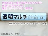 1本あたり680円！ 透明マルチ [透明マルチシート] 0.02mm×95cm×50m（10本入）【農業用】 【家庭菜園用】