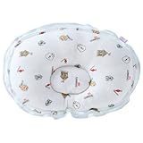 出産祝い ベビー用品 新生児 赤ちゃん用の枕 枕頭の形が良くなる 定番のドーナツ枕 ベビーまくら 枕 快適 眠るに優れる　純綿　通気（23*30ｃｍ ）