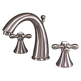 Elements of Design ES2978AX St. Regis 2-Handle 8 to 16 Widespread Lavatory Faucet with Brass Pop-up,
