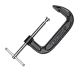 TEKTON 4022 5-Inch Malleable Iron C-Clamp, 5-Inch Jaw Opening, 2-3/8-Inch Throat Depth [並行輸入品]