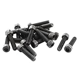 20枚のステンレス鋼ローレット皿六角ボルトネジM6x25mm