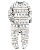 カーターズ Carter's カバーオール フリース & ベビー・デポ モスリン ウォッシュクロス Fleece Snap-Up Sleep & Play 9M (67-72cm) [並行輸入品]