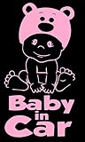 【全16色】Baby in car sticker Original-1(BIC-O-1)ベイビー イン カー ステッカー/サイン/オリジナル カー ステッカー/Car/車用/シール/ Vinyl/D