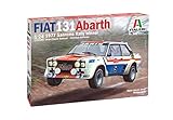 イタレリ 1/24 フィアット 131 アバルト 1977 サンレモラリー ウィナー 日本語説明書付 プラモデル IT3621 成形色