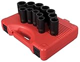 Sunex 2693 1/2-Inch Drive Deep Metric Impact Socket Set, 12 Piece [並行輸入品]