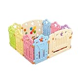 Jiyaru Baby Playpen Kids Panel Play Center Yard Safety Fence Child Playard 8PCs by Jiyaru