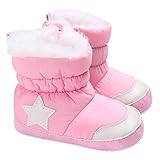 Domybest ファーストシューズ スノーブーツ ベビーシューズ 男の子 女の子 0-1歳 3色 五芒星 厚い かわいい 暖かく保つ 滑り止め プレゼント 大晦日 誕生日 部屋着 普段着