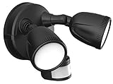 First Alert LED Motion Activated Security Light 1200 Lumens (Black) [並行輸入品]