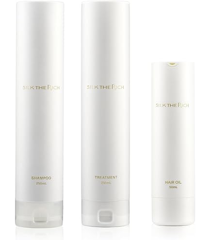 SILK THE RICH 白 シャンプー＆トリートメントセット 250ml