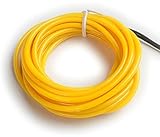 光る ELワイヤー 単品 直径3.2mm 3m イエロー [ ELチューブ 照明 エレクトロルミネッセンス 衣装 EDM ネオンワイヤー]