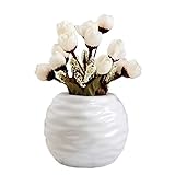 TOPmountain ホームガーデンファッション セラミック陶器のプランター 植木鉢 花瓶の装飾 植物スレッドミニ 5色