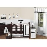 Sweet Jojo Designs Baby/Kids Clothes Laundry Hamper for White and Black Hotel Bedding [並行輸入品]