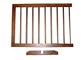 Cardinal SGX-WA Step Over Pet Gate Extension - Walnut