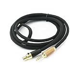 NewFantasia 交換用アップグレードケーブル 4.4mm バランスケーブル ゼンハイザー HD490 PRO、HD490 PRO Plusヘッドフォン6N OCC銅銀メッキコードウォールナットウッドシェルに対応