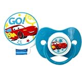 ディズニー ピクサー カーズ クリップ付き おしゃぶり ケース付き 〈ブルー〉 【21109】