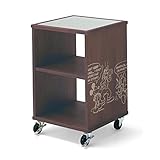 【Disney】ディズニー　サイドテーブル　ミッキー＆フレンズ　ブラウン