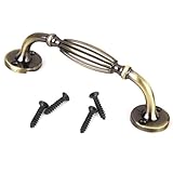 Yiteng　ハンドル　ノブ　取っ手　引き出し　キッチン　ベッドルーム　手すり アンティーク　青铜色　96mm