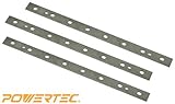 POWERTEC 128010 12-1/2-Inch HSS Planer Knives for DeWalt DW734, Pack of 3 [並行輸入品]
