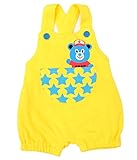 ANAP KIDS キャラクターサロペット イエロー 100