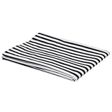 Bacati - Black Pin Stripes Crib Fitted Sheet by Bacati
