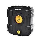 Windek D06B 80PSI 12V Mini Tire Inflator/Air Compressor with Pressure Gauge and Adaptor Set [並行輸入品]