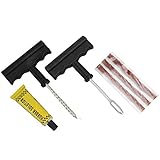 Merssavo 車の自転車の自動プラスチックハンドルチューブレスタイヤの穴修復ツール3つのストリップ