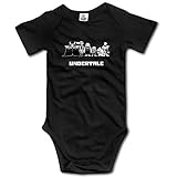 ファッション 幼児 ゲーム アンダーテイル カートゥーン Tシャツ カジュアル Black Size 6 M