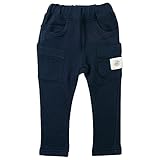 《年間定番》ZERO standard(ゼロスタンダード)30/7裏毛ベーシックカーゴ長丈パンツ 110cm/NV NO.B-101101