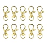 ミルティクラフト キーホルダー 金具 カニカン アクセサリー パーツ ハンドメイド 10個 シルバー