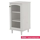 リビング収納 白 ホワイトウォッシュの木目 ブラン キャビネット