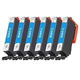 BINGSTARONE SAT 互換インク エプソン用 EPSON用 SAT インク サツマイモ インク SAT-C シアン 6個 対応機種:EP-712A EP-813A EP-713A EP-814A EP-714A EP-815A EP-715A EP-816A EP-716A EP-812A【大容量/残量表示対応/個包装】