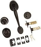 Ultra Hardware 45046 Cheltenham Entry and Single Cylinder Deadbolt, Oil Rubbed Bronze [並行輸入品]