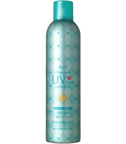 Amazon.co.jp: アジャステ エアリータッチ UVスプレー NF 無香料 200g