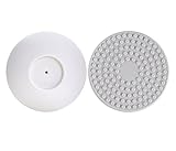 sky voyage ウォールセーバー ベビーゲート ペット用ゲート 壁保護 パッド 滑り止め 直径 10.5cm 2個セット (白)