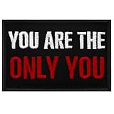 あなただけです刺繍入りマジックテープワッペン