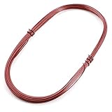 uxcell エナメル線　銅線　はんだ付け線　はんだ付けワイヤ　銅　リールワイヤ　10M　コッパートーン