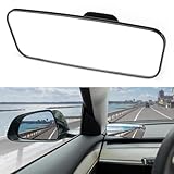 JOYTUTUS 車用補助ミラー インサイドミラー ベービーミラー 死角補う 車内用 運転席 助手席 Aピラー 貼り付けタイプ 視界拡大 360度回転 (角型)