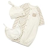 愛情設計【日本製】オーガニックギフトセット【新生児～3ヶ月 ラッピング込み】 ( 41339-8888 )