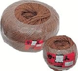 タカショー 【緑化資材】棕梠縄/シュロ縄 ザ・職人 1玉 玉巻 赤 3mm×200m