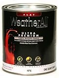 True Value HPXT-QT Premium WeatherAll Tint Base Exterior Flat Acrylic Latex House Paint, 1-Quart [並行