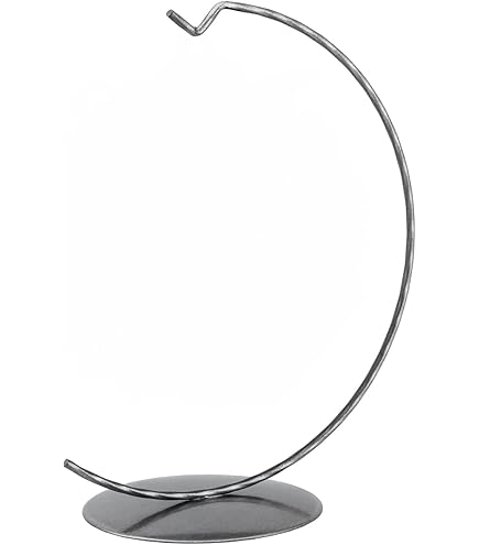Brass Twisted Crescent Ornament Display Stand – 9 Inch - Cromartie Hobbycraft Limited