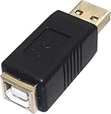 オーディオファン USB-B変換アダプター USB-B メス - USB-A オス