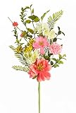 クラブパック12 Springtimeグリーンとピンクの人工コスモスとベリーピック18 "